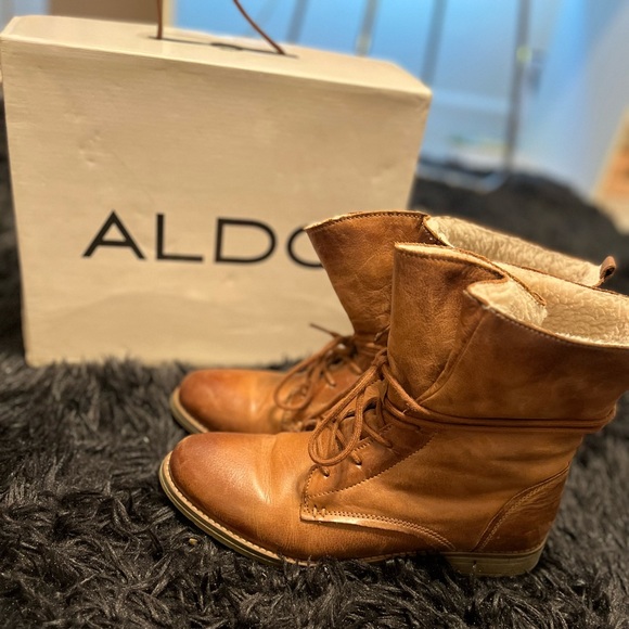 Aldo leather Boot - Picture 1 of 7